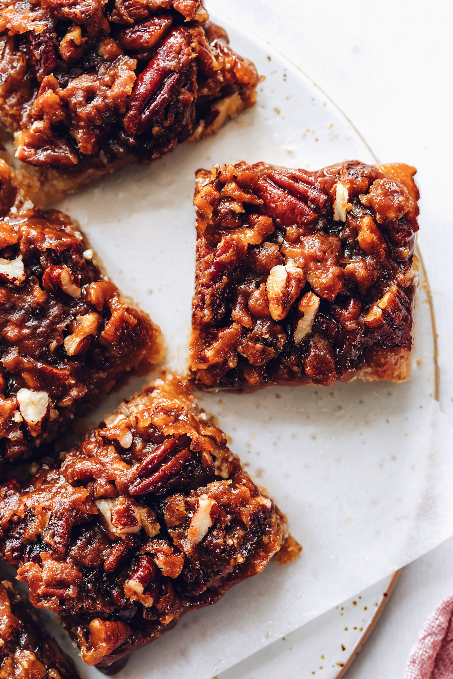 Ingredient Grain-Free Pecan Bars with Almond Flour Crust